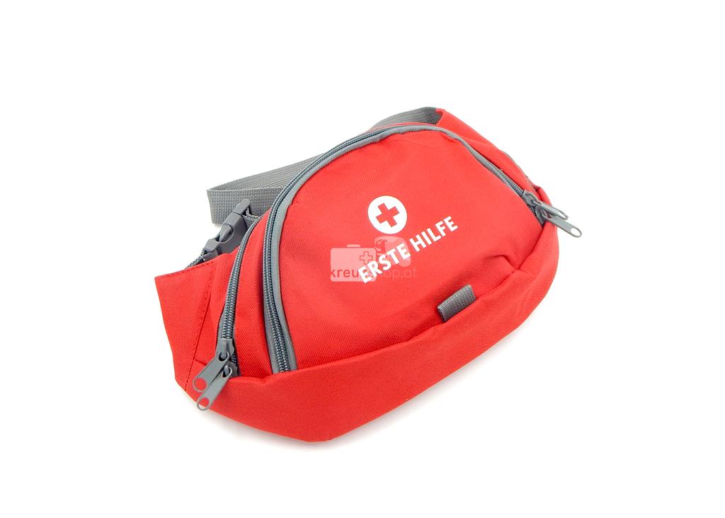 Erste Hilfe Tasche Leer, kleine Erste-Hilfe-Tasche, Leere Erste-Hilfe-Aufbewahrungstasche  mit inneren Reißverschlusstaschen und elastischen Netztaschen für Zuhause,  Büro, Reisen, Camping, Wandern : : Sport & Freizeit